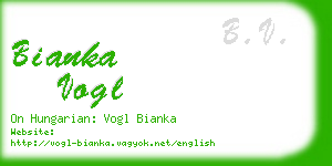 bianka vogl business card
